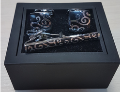 запонки черные