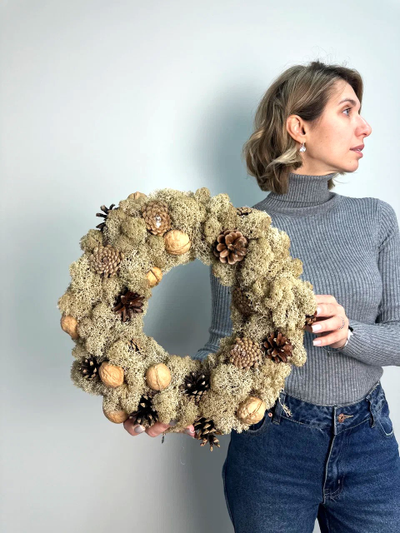 Новогодний венок № 1157