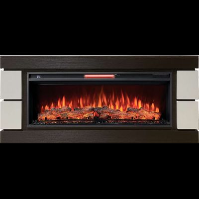 Линейный электрокамин Норман BL-WT с очагом Joker 45