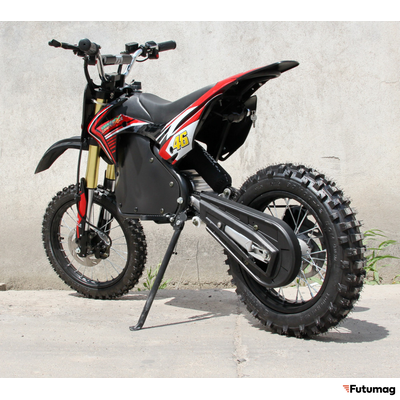 Электромотоцикл GreenCamel Питбайк DB500, 48V 1500W R14/R12 красный