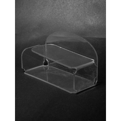 (ПОС1100) Визитница "ARC FORM" из прозрачного оргстекла