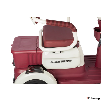 Электротрицикл Rutrike Gelbert Mercury 48V/60V 650Вт бело-красный