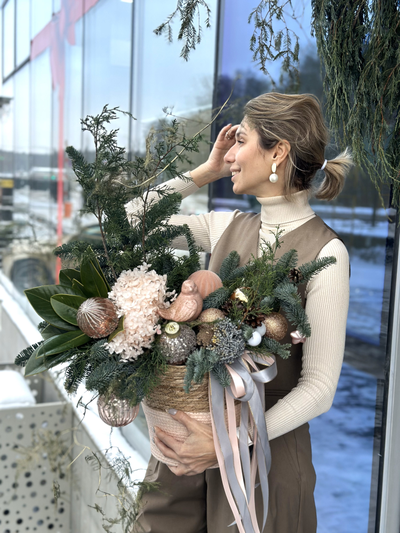 Новогодняя композиция № 1187