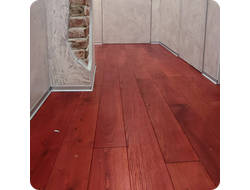 Плинтус алюминиевый ПЛ-40 3000х40х10 мм. Серебро матовое в интерьере 4