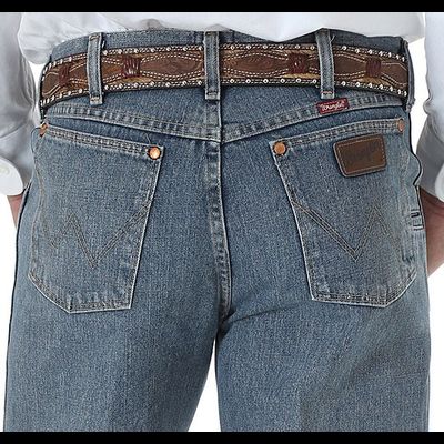 Джинсы 31MWZ Wrangler® Cowboy Cut® свободный крой [стираные]