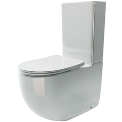 Унитаз-компакт Ceramicanova Metropol CN4001 с микролифтом, белый матовый