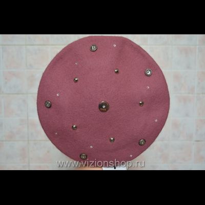 Фетровый сиреневый берет  Vizio Италия 3633