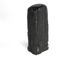 Турмалин чёрный шерл, кристалл стоячий, полированная верхушка, Бразилия (58*24*14 мм, 45 г) №29741