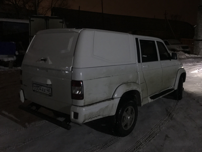 Кунг АВС-Cargo для UAZ Pickup 1-дверный белый