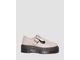 Dr Martens Bethan Pisa Leather Platform Mary Jane Vintage Taupe Pisa