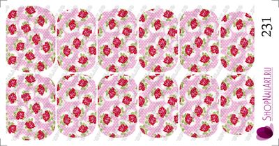 Слайдер-дизайн 231 - Розы и сердечки.