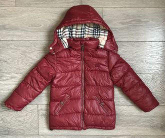 М.17-6 Куртка  BURBERRY бордовая (122,128,134)