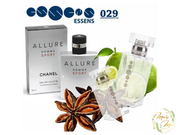 ДУХИ ESSENS 029 ( В СТИЛИСТИКЕ АРОМАТА ALLURE HOMME SPORT), 50ML