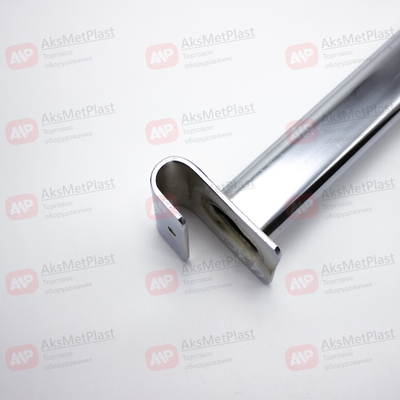 U305 Кронштейн прямой на овальную трубу L=305 мм хром