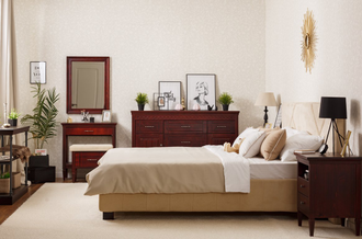 Комод Дания №4 с ящиками на высоких ножках из массива сосны 148 Х 40 Х 95 СМ