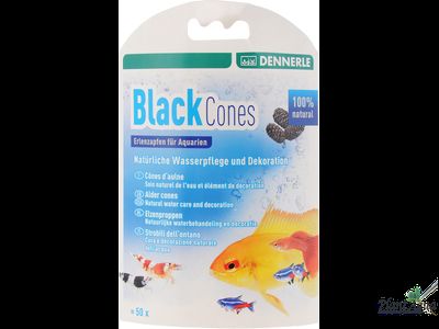 Сережки ольховые Dennerle "Black Cones Erlenzapfen", 50 шт