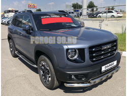 Защита переднего бампера с перемычками d60/42 для Haval Dargo (2022-...)