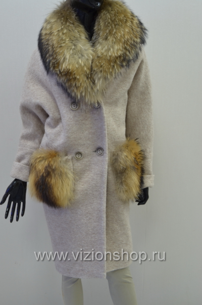 ArtiModa Артимода 1538 пальто бежевое