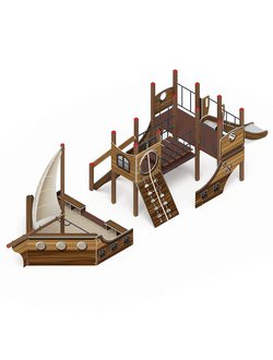 Серия «Парусники» ДИК 2.03.3.02-01 H=1200 игровой комплекс