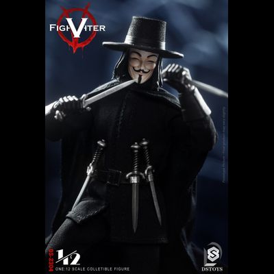 Ви («V» значит Вендетта) - Коллекционная фигурка 1/12 SCALE V fighter (DS-2304) - DSTOYS