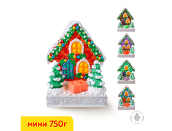 Пряничный домик в целлофане в подарочной коробке (НОВАЯ УПАКОВКА) (750 гр)