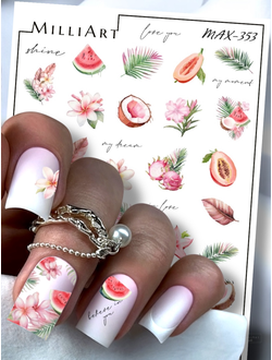 Слайдер-дизайн MilliArt Nails MAX-353