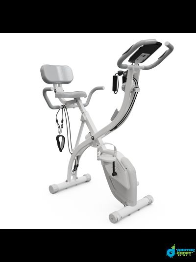 Велотренажер X-Bike DFC DavCreator Max, бело-серый