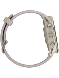 Часы Garmin Forerunner 970 Soft Gold Titanium French Grey / Translucent Indigo