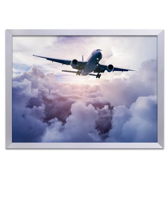 Картина на стену в раме 372срб 40*50 "Самолёт".