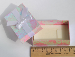 Футляр картонный с лентой на крышке 81*51*26 мм №10683