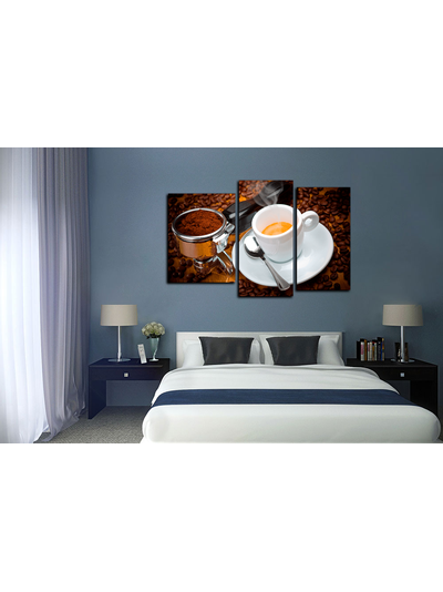 Модульная картина "Кружечка кофе"