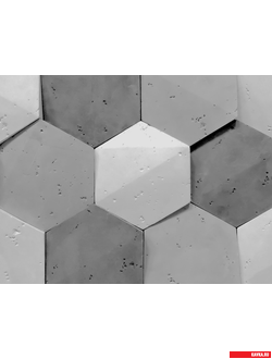 Плитка гипсовая "Гексо", Кавка