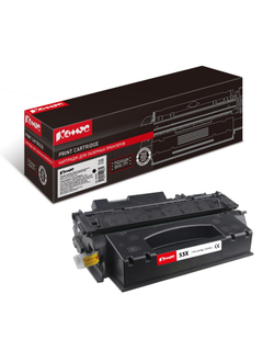 Картридж лазерный Комус 53X Q7553X черный, повышенная емкость, для HPP2014/P2015