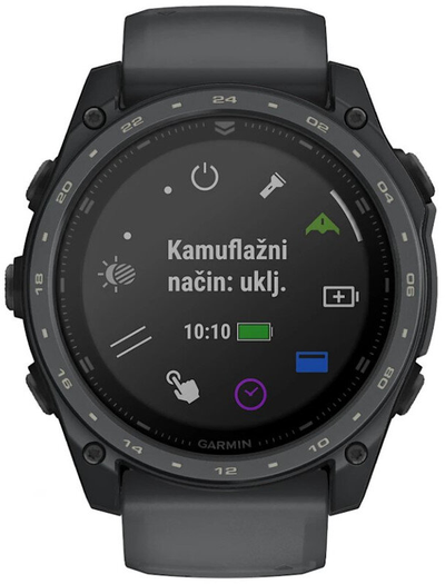 Часы Garmin Tactix 8 - 51mm, Amoled Cerakote Grey