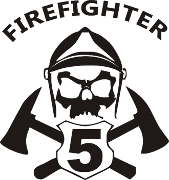 Наклейка firefighter