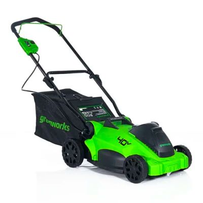 Аккумуляторная газонокосилка Greenworks GD40LM16X