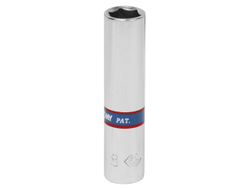 Головка торцевая глубокая шестигранная 1/4", 8 мм KING TONY 223508M