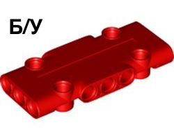 ! Б/У - Technic, Panel Plate 3 x 7 x 1, Red (71709 / 6379345) - Б/У