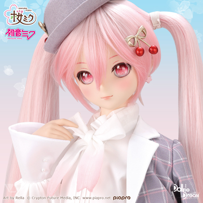 Одежда для куклы Мику Хацунэ (Cloth Dollfie Dream Hatsune Miku Hanami Outfit ver.)