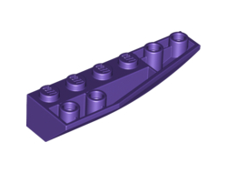 Wedge 6 x 2 Inverted Right, Dark Purple (41764 / 4225187 / 6177857)