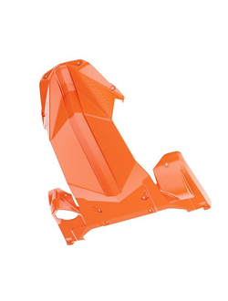 Защита днища оранжевая (4 мм) Radien Оригинал BRP 860202024 для BRP LYNX платформа Radien (Full Body Skid Plate, Race Orange Radien)