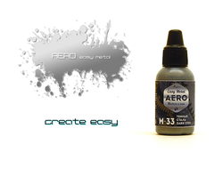 Pacific88: Краска акриловая Aero Easy Metal M-33 "Темная сталь" (18 мл.)