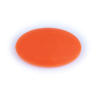 Силиконовый Овал плоский 40х25 мм Оранжевый