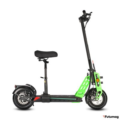 Электросамокат WHITE SIBERIA TAIGA 3 1000W GREEN UFO (кислотный зелёный)