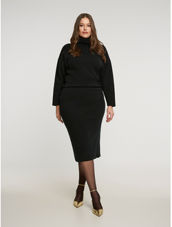 Юбка плиссе для полных в бутике модной одежды большого размера в центре СПб