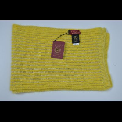 Шарф желтый Vizio Италия ангора