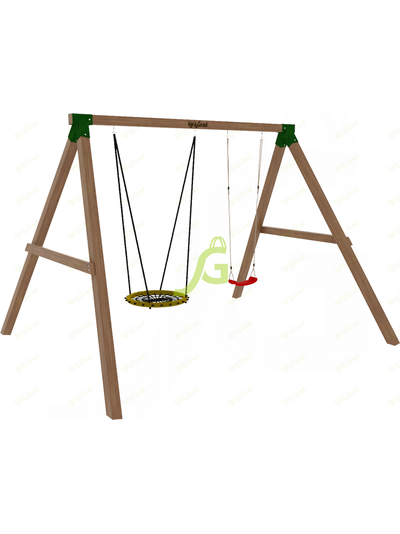 Качельный модуль "Гнездо-паутинка + одиночные"