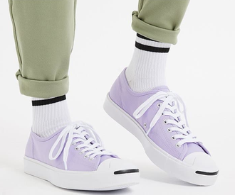 Кеды Converse Jack Purcell Low Seasonal Twill Moonstone Violet