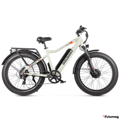 Электровелосипед Gelbert Pegas 4 DUAL PRO MAX бежевый