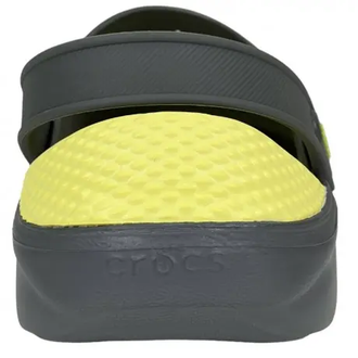 CROCS LITERIDE CLOG ЧЕРНЫЕ С ЖЕЛТЫМ